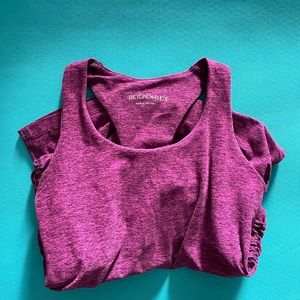 Beyond the Bump by Beyond Yoga spacedye maternity tank top small